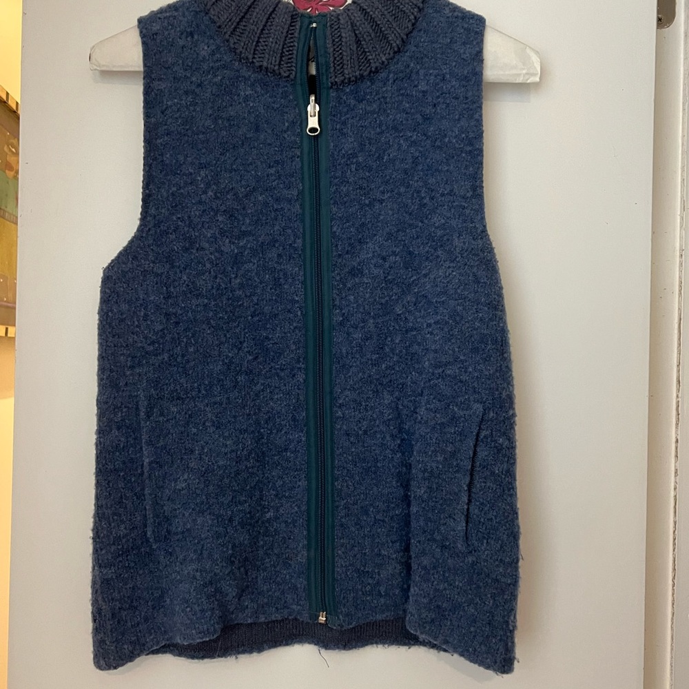 Margaret O’Leary zipped vest.